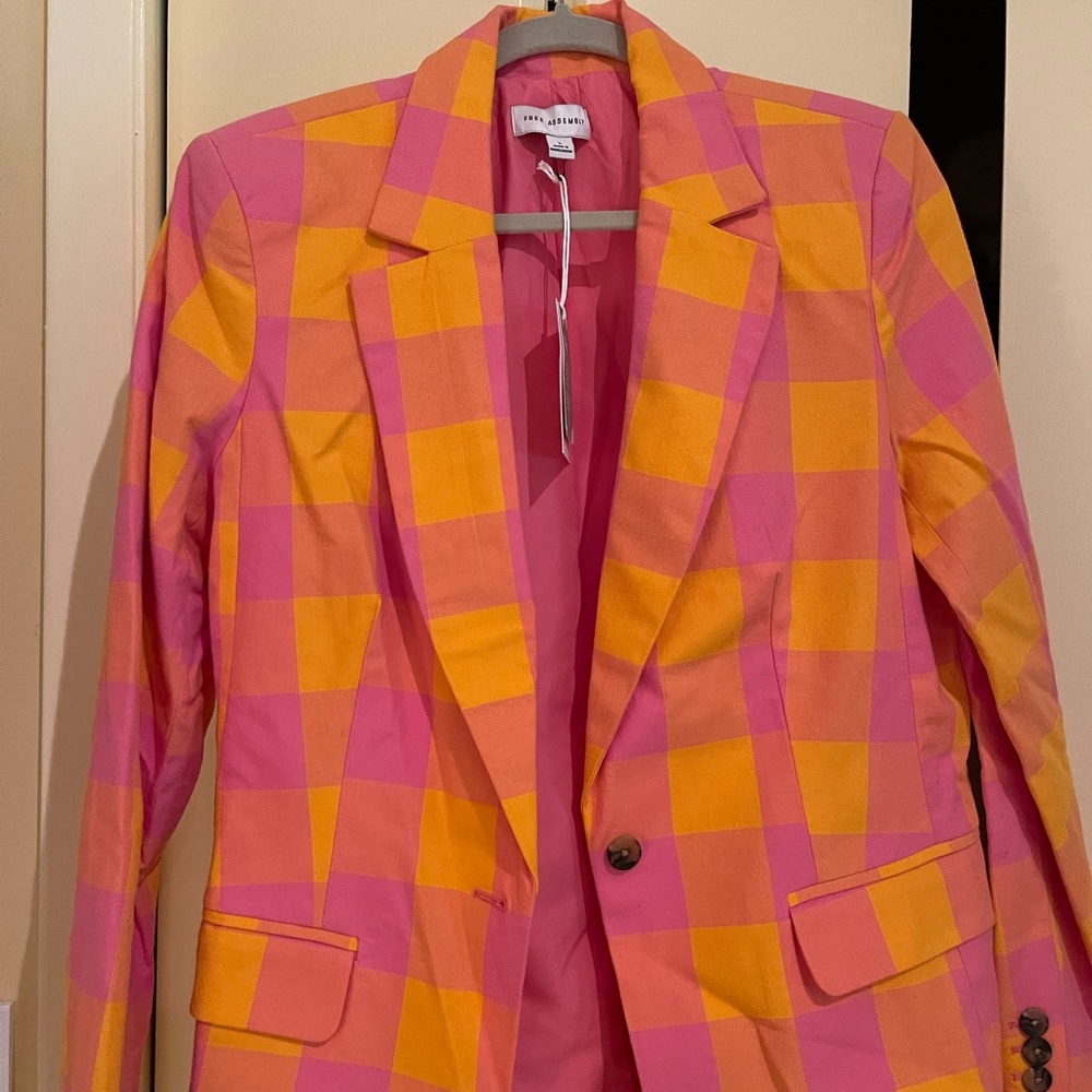 BRIGHT PLAID JKT NWT